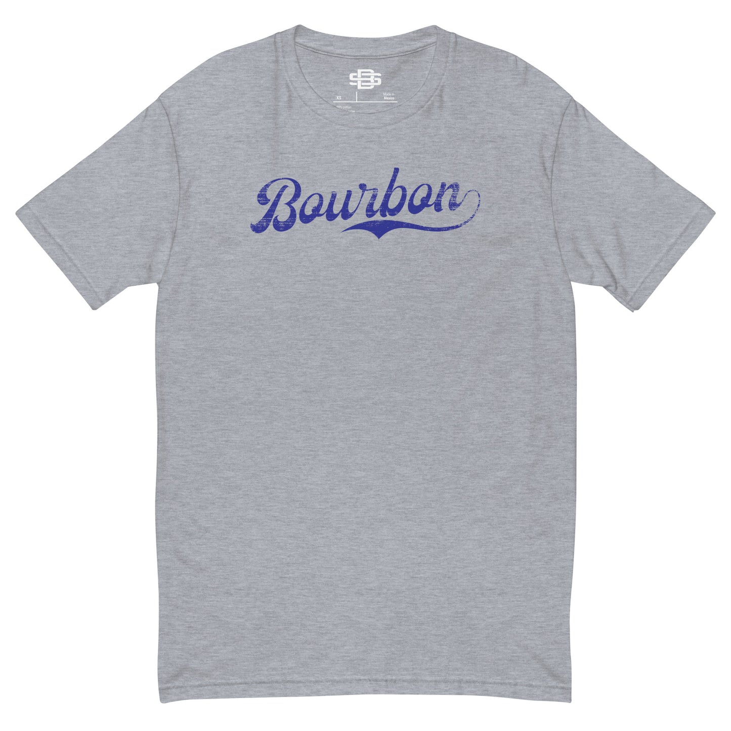 Bourbon Baseball Script Faded